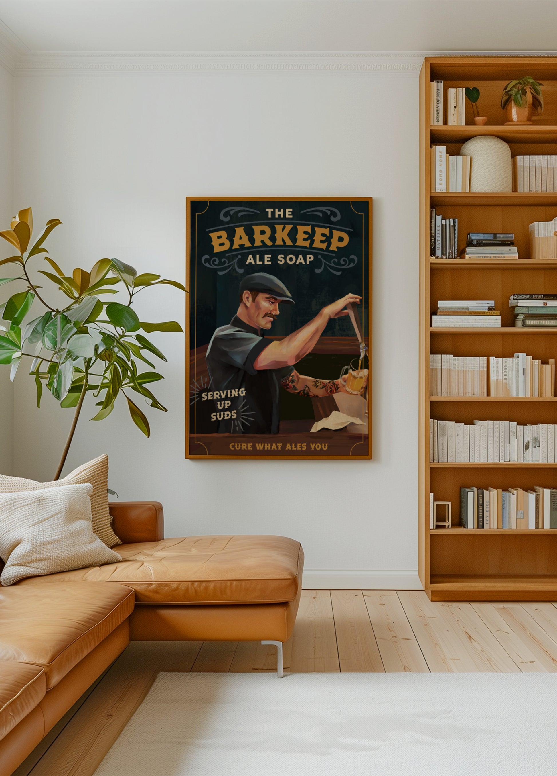 Affiche de savon de barman 20x30