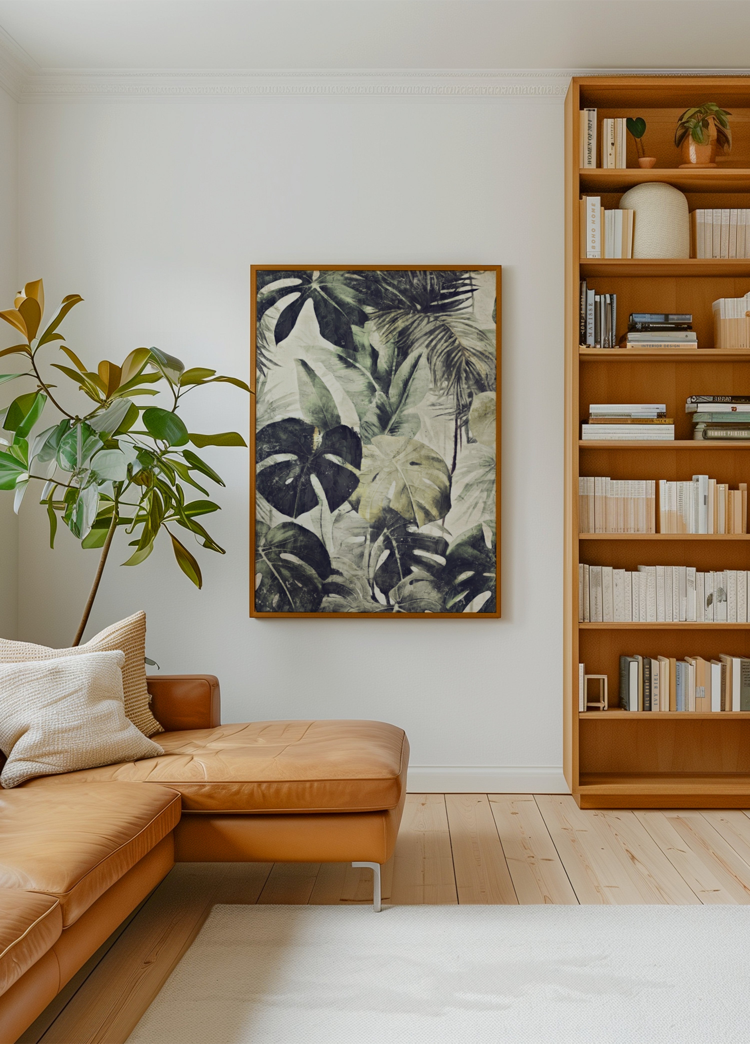 Feuilles de jungle vintage