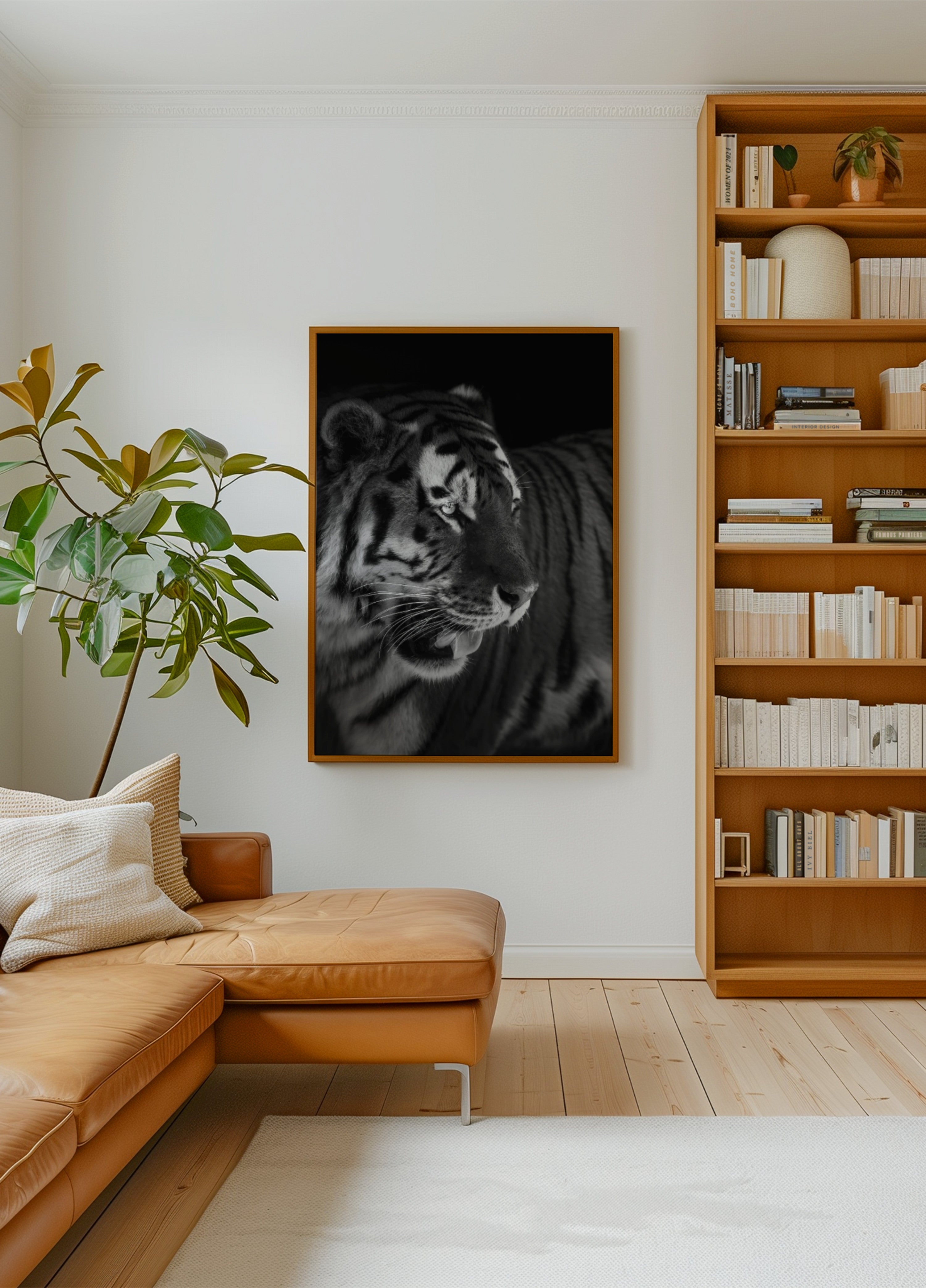 Portrait de tigre féroce