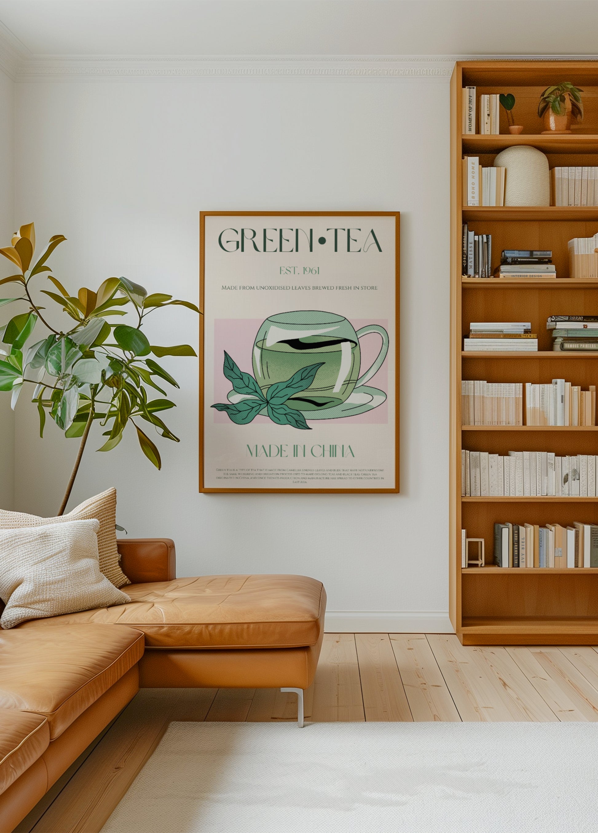 Illustration De Thé Vert Frais