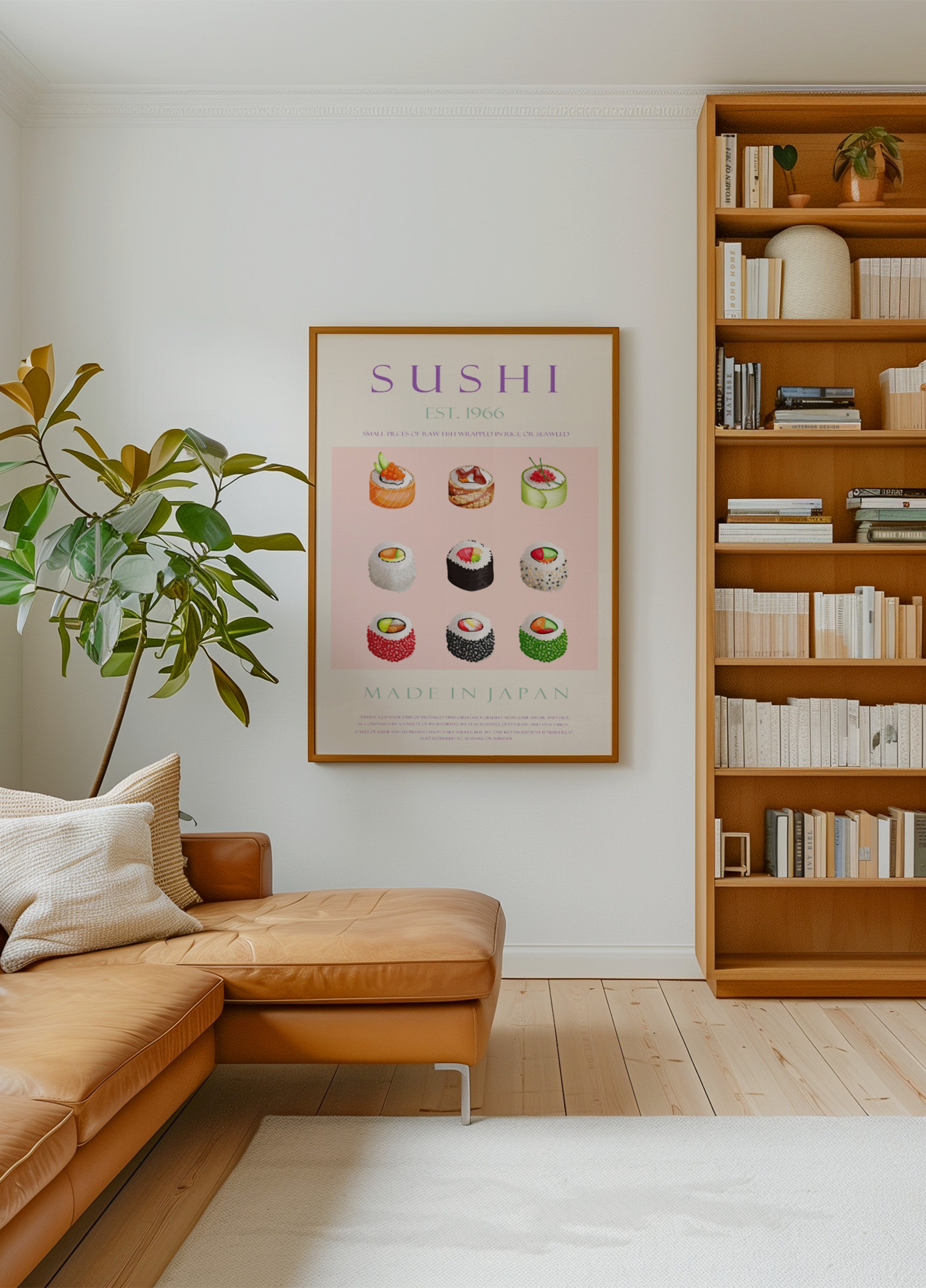 Collection de sushis japonais