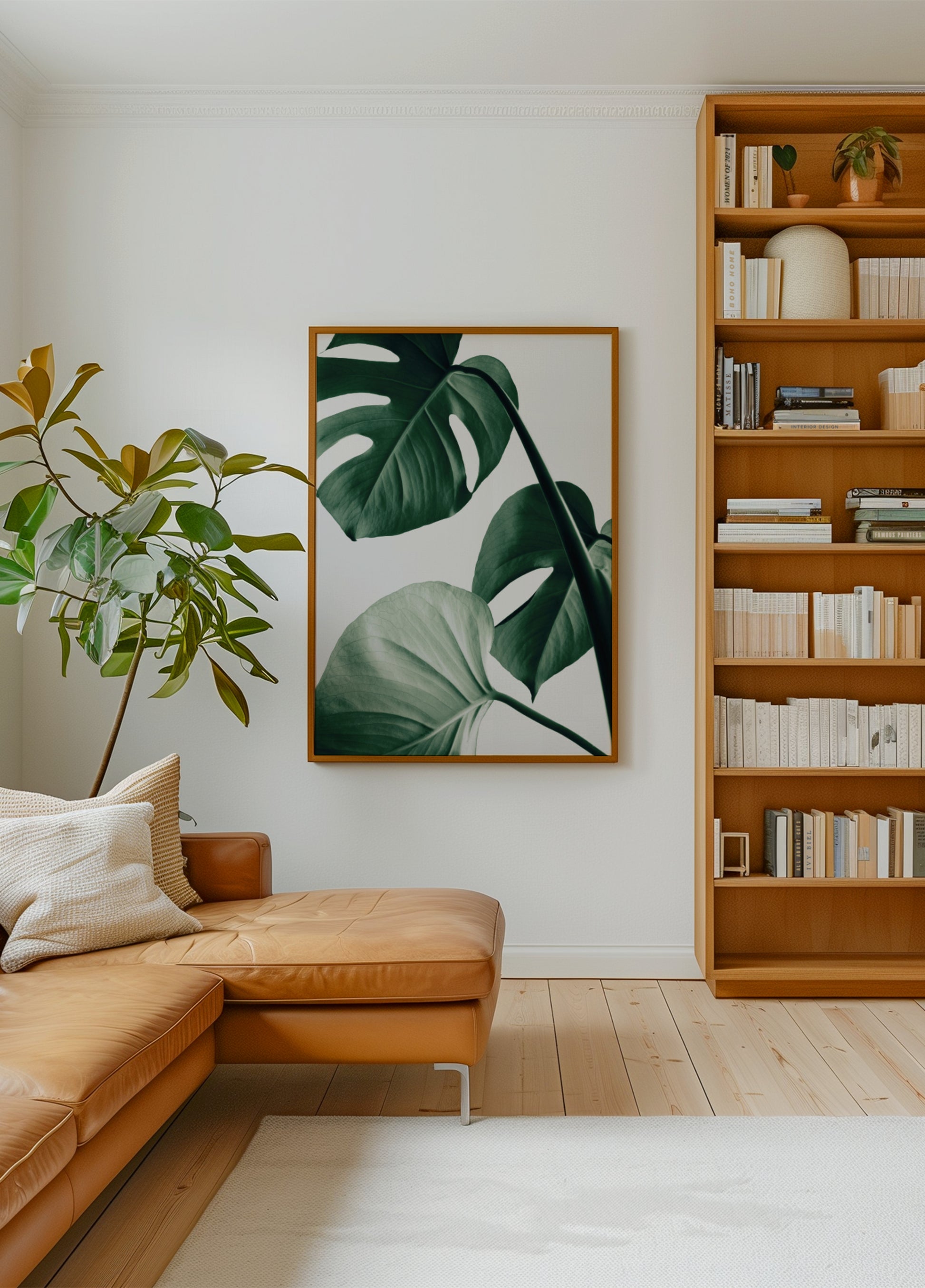 Feuilles de Monstera luxuriantes