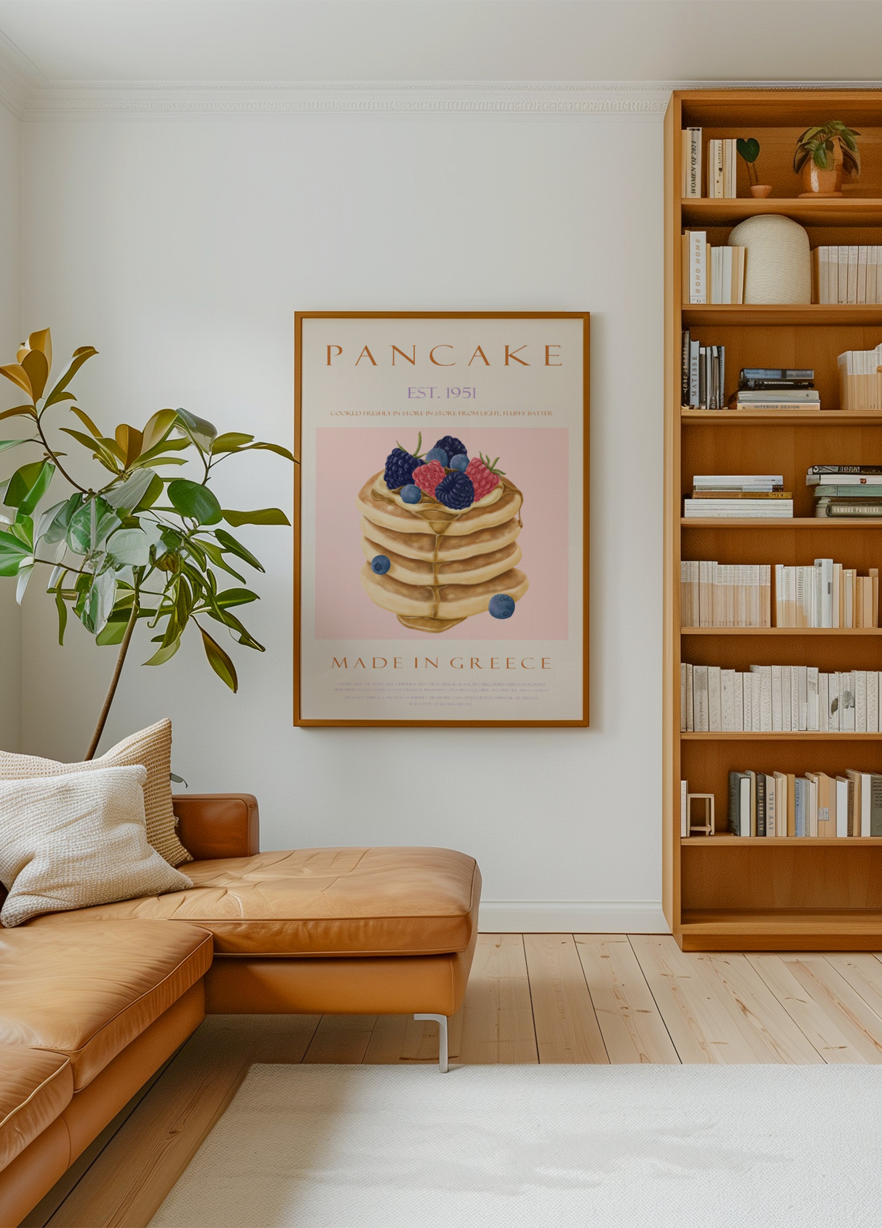 Crêpes aux baies empilées