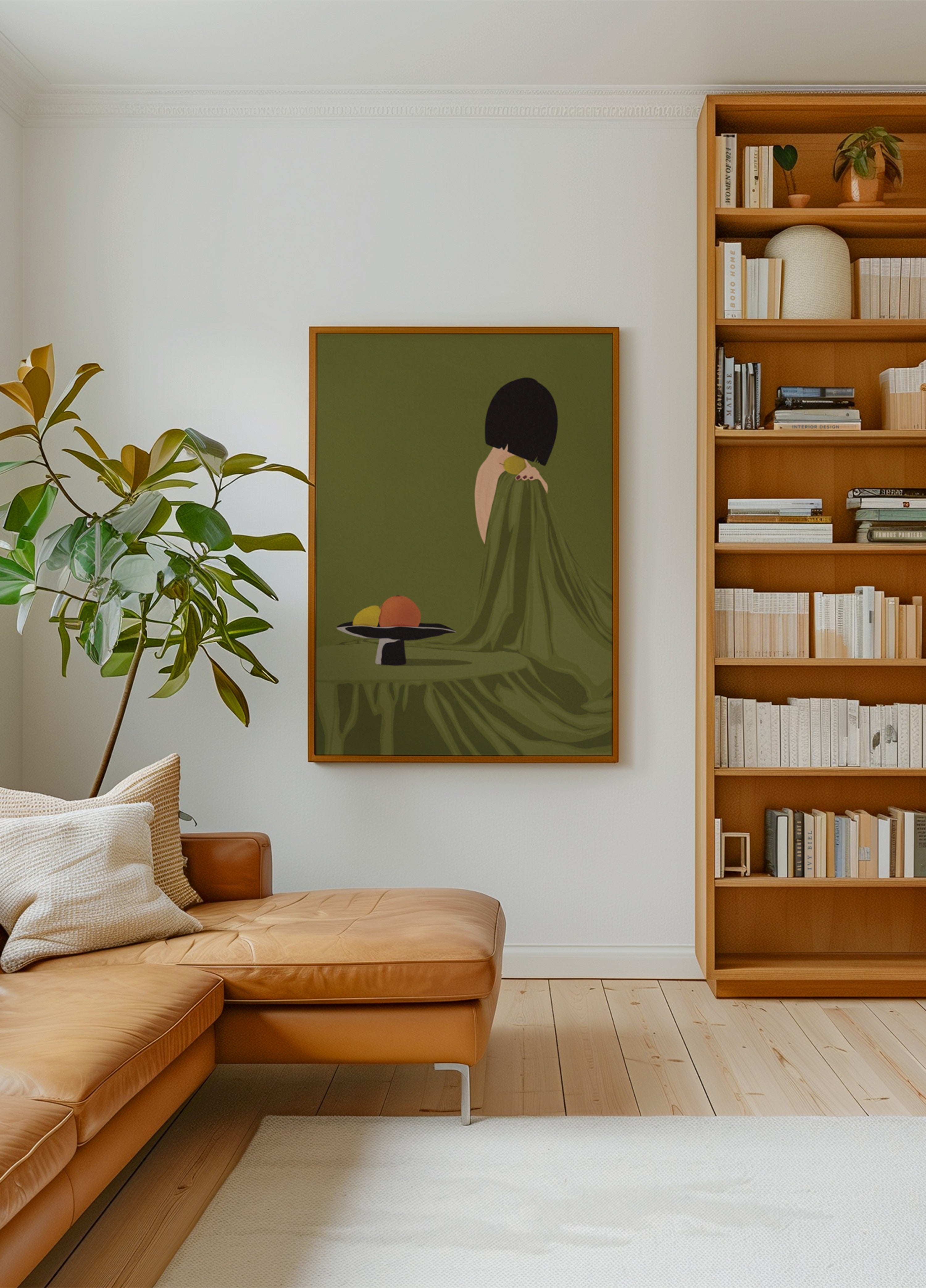 Robe Verte Nature Morte