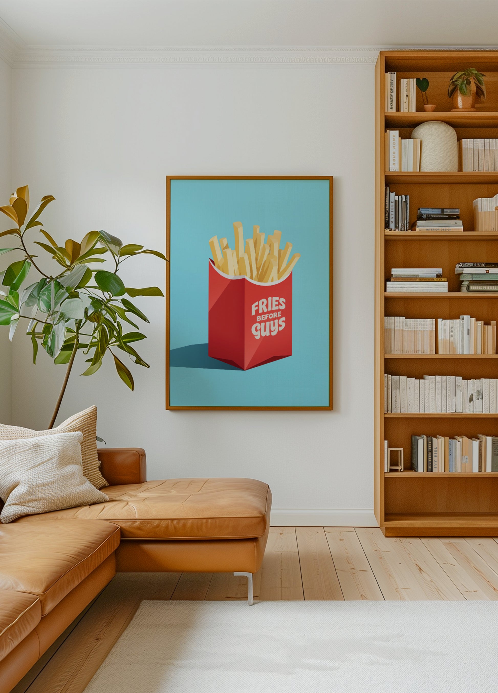 Des frites avant les gars