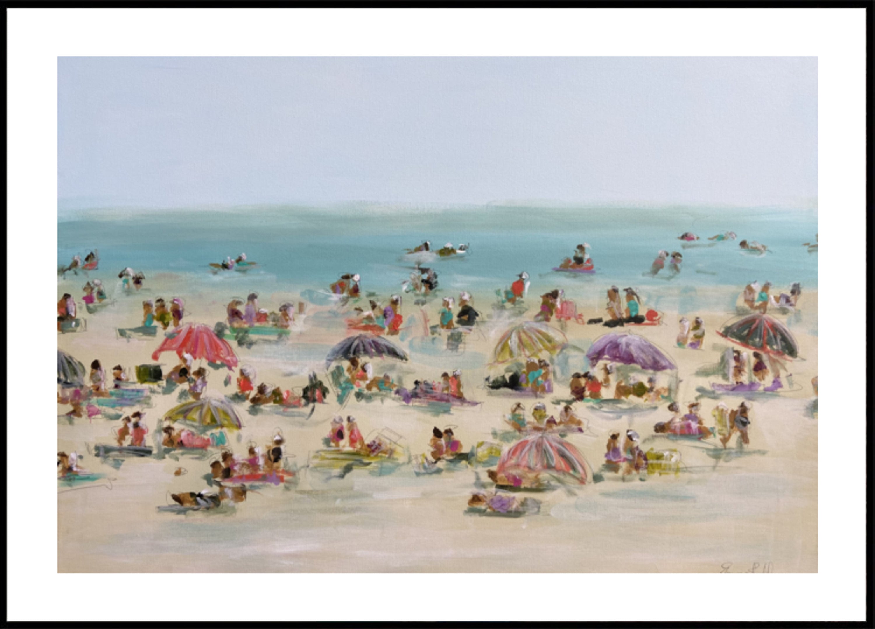 Journée animée à la plage