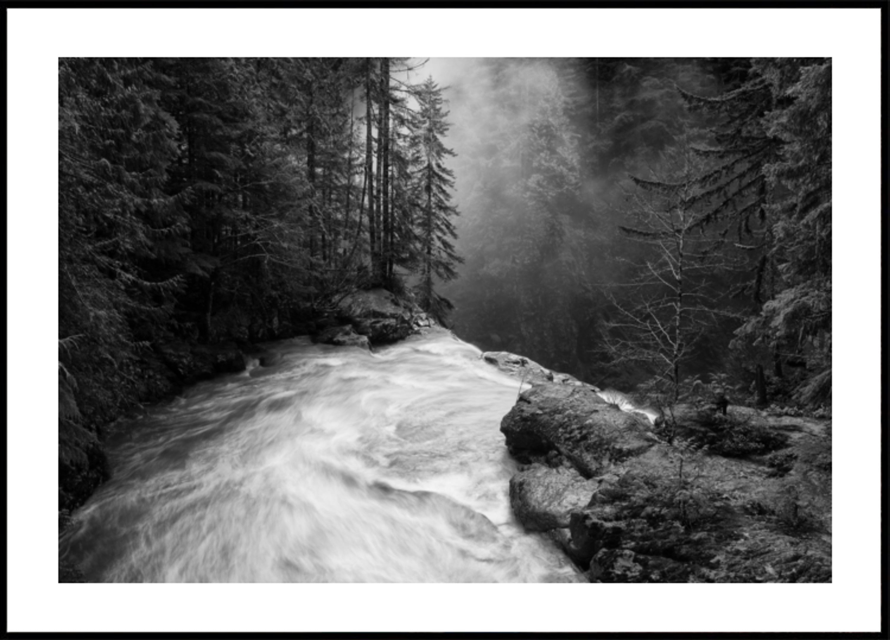 Débit de la rivière brumeuse