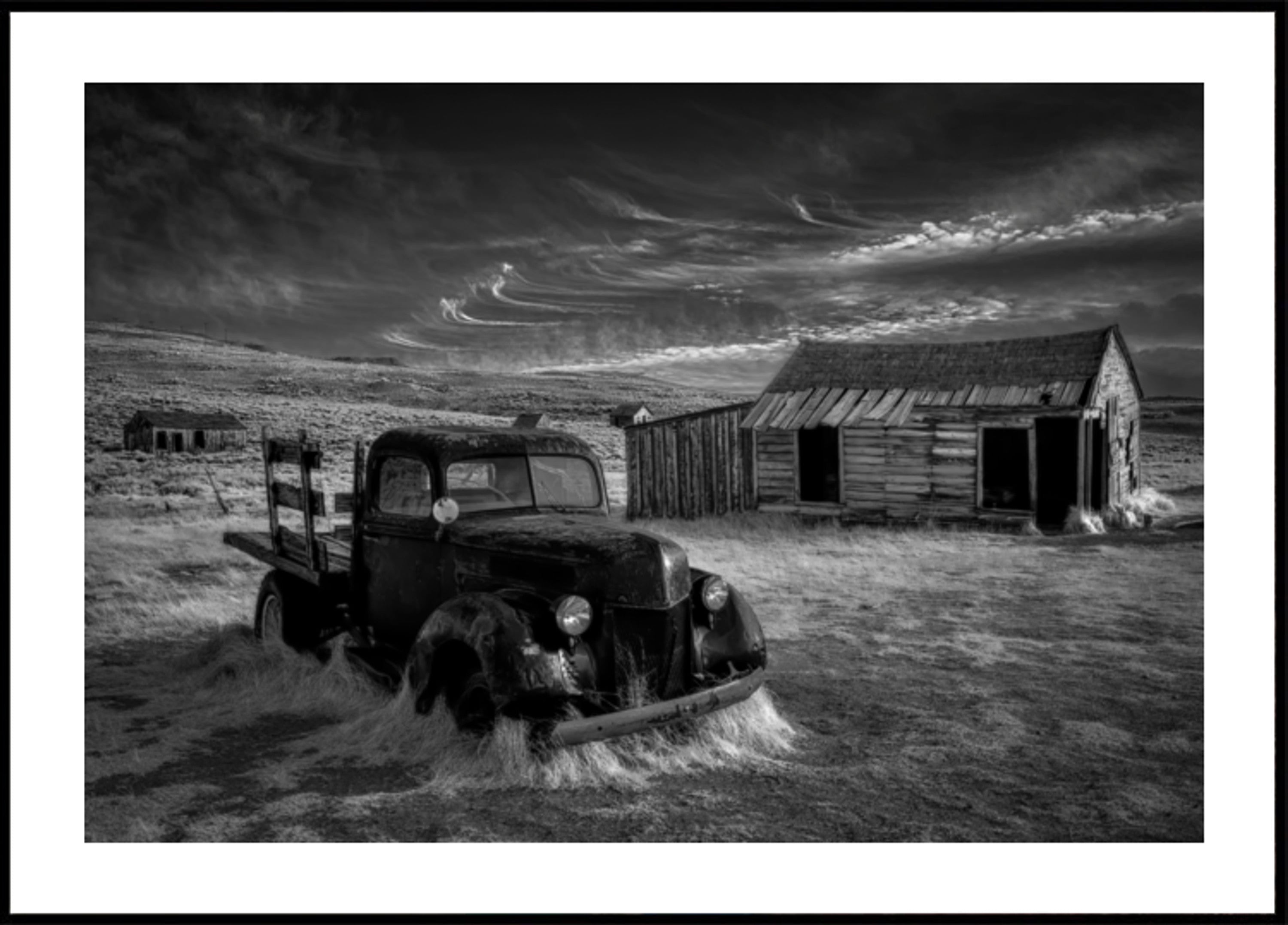 Camion de ferme oublié