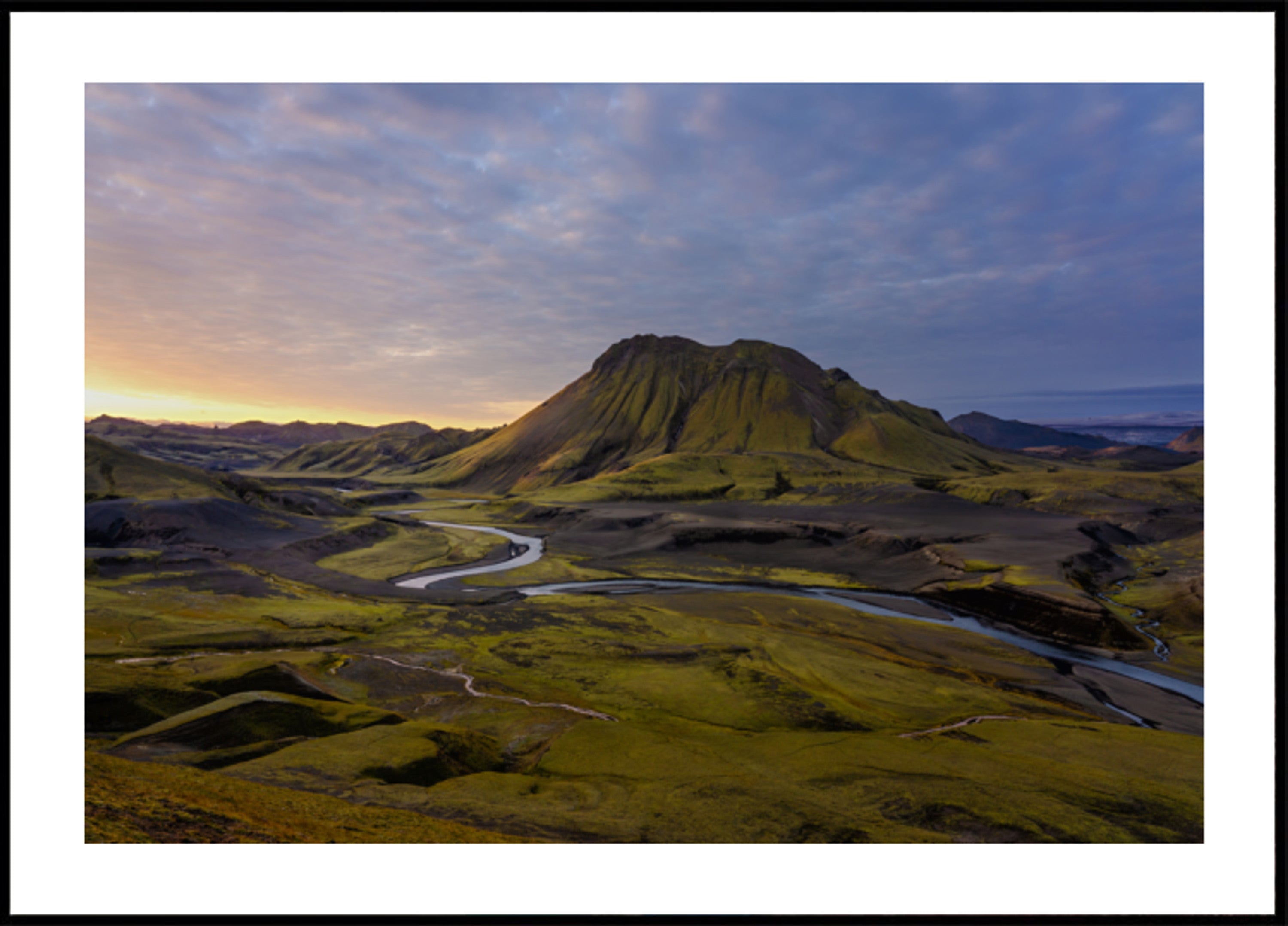Vallée de la rivière Golden Hour