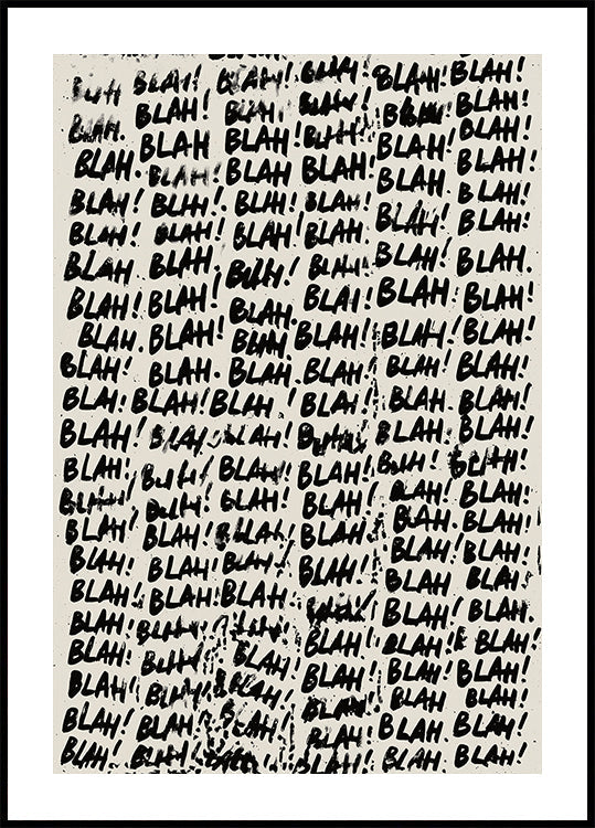 Blahblahblah (NEW) - Posterbox