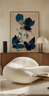 Blue Dry Flowers Plakat - Posterbox