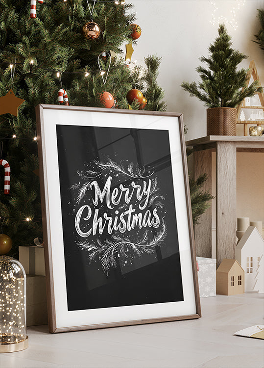 Holiday Chalk Wishes Plakat - Posterbox