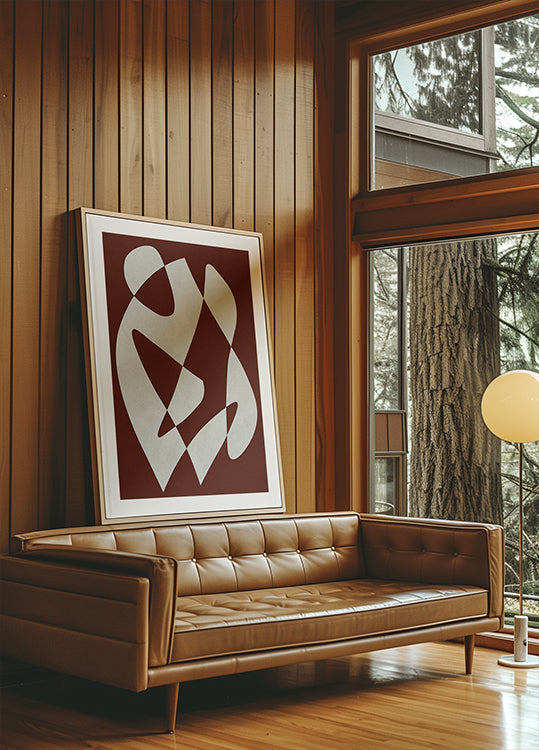 Geometric modern shapes 1 Poster - Posterbox