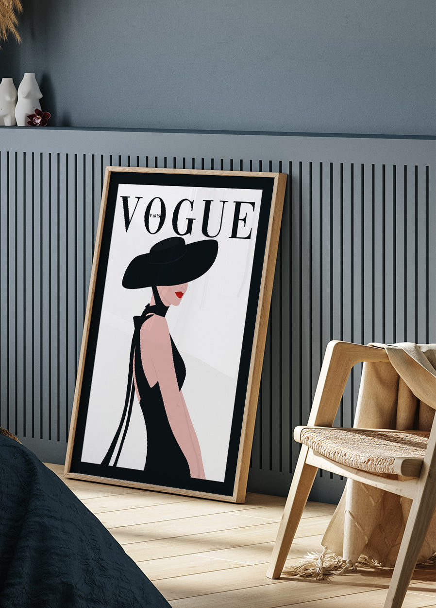 Affiche de mode chic à Paris